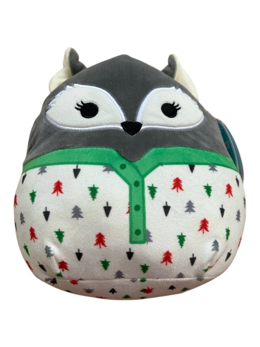 Squishmallows‎ Floxie Gray Fox 8" Christmas Pajamas Plush Toy Kellytoy NWT 2021